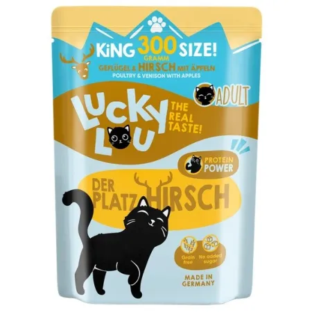 Lucky Lou Lifestage Adult Drób i jeleń saszetka 300g-2037778