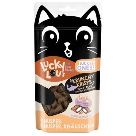 Lucky Lou Lucky Ones Krunchy Krisps Kurczak & Łosoś 60g-2037849