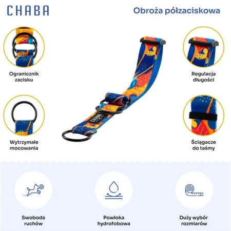 CHABA Obroża półzaciskowa Story III M Aussie-2037977