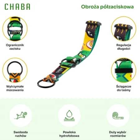 CHABA Obroża półzaciskowa Story III M Jumbo-2037993
