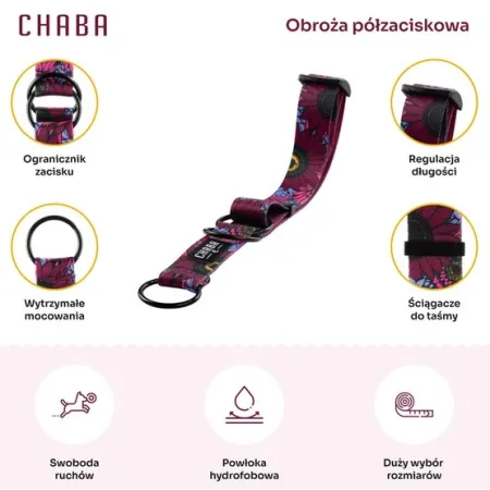 CHABA Obroża półzaciskowa Story III L Lakota-2038005