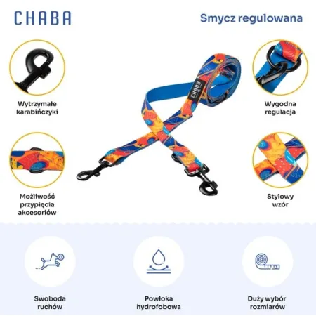 CHABA Smycz regulowana Story III M 20mm/260cm Aussie-2038032