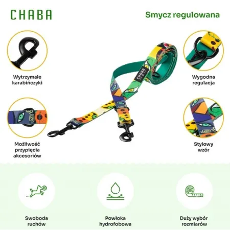 CHABA Smycz regulowana Story III M 20mm/260cm Jumbo-2038068