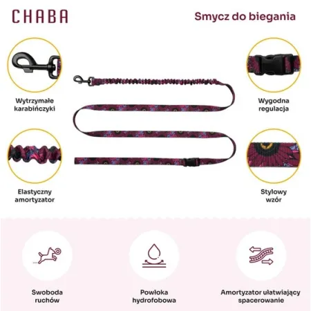 CHABA Smycz z amortyzatorem do biegania Story III M 25mm/280cm Lakota-2038133