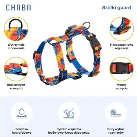 CHABA Szelki Guard Story III XL 3,0cm Aussie-2038222