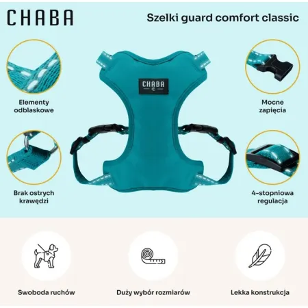 CHABA Szelki Guard Comfort Classic S morskie-2038365