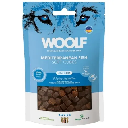 Woolf Soft Cubes Mediterranean Fish 100g-2038420