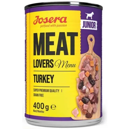 Josera Meat Lovers Menu Junior Indyk puszka 400g-2038437