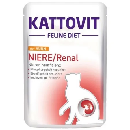 Kattovit Feline Diet Niere/Renal kurczak saszetka 85g-2038511