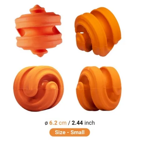 PetDreamHouse Zabawka gumowa Geo-Hex pomarańczowa-2038716