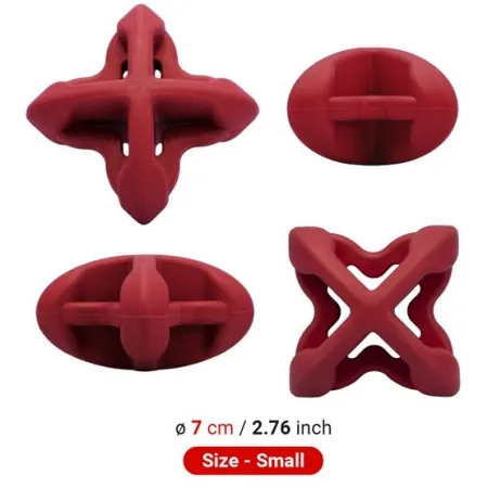 PetDreamHouse Zabawka gumowa Geo-Astro Rolly czerwona-2038738