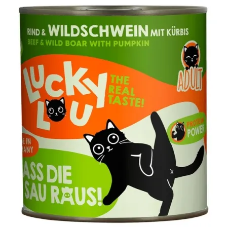 Lucky Lou Lifestage Adult Wołowina i dzik puszka 800g-2038804