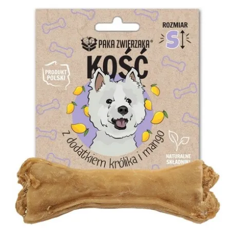Paka Zwierzaka Kość z dodatkiem królika i mango S 10cm