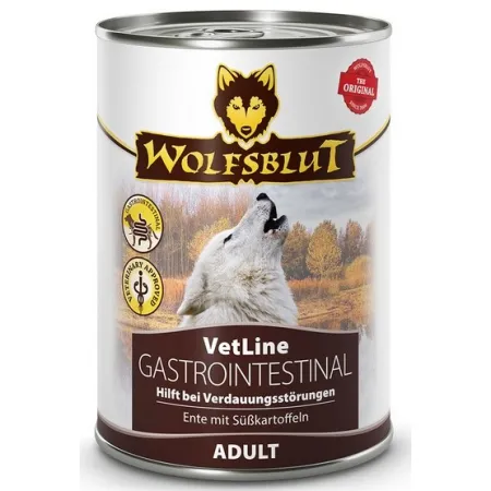 Wolfsblut Dog VetLine Gastrointestinal - kaczka i bataty puszka 395g