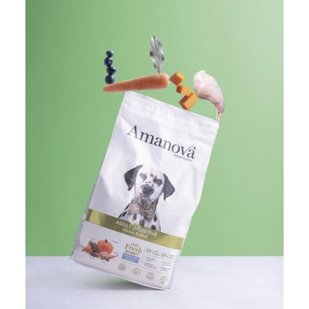 Amanova Dog Adult Digestive Divine Rabbit - królik 2kg-2038888