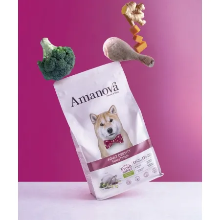 Amanova Dog Adult Obesity Turkey Delight - indyk 10kg-2038914