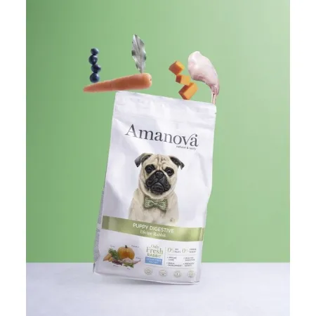 Amanova Dog Puppy Digestive Divine Rabbit - królik 2kg-2038938