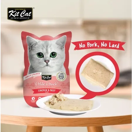 Kit Cat Petite Pouch Tuna Chicken & Beef saszetka 70g-2038980