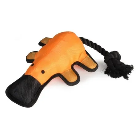Camon Dog Toy Nylonowy dziobak z piszczałką i liną-2039568