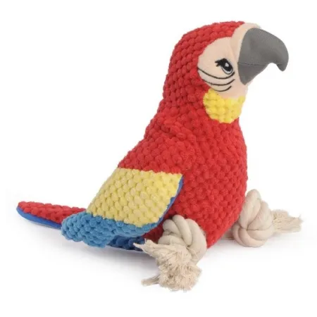 Camon Dog Toy Pluszowa papuga ze sznurem i piszczałką-2039573