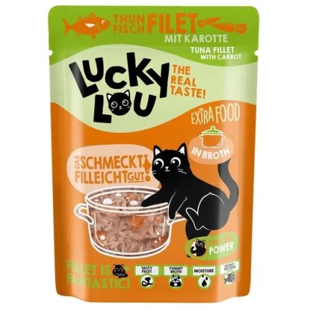 Lucky Lou Extrafood Tuńczyk i marchewka w bulionie saszetka 70g-2039679