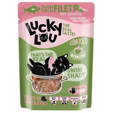 Lucky Lou Extrafood Tuńczyk i warzywa w bulionie saszetka 70g-2039754