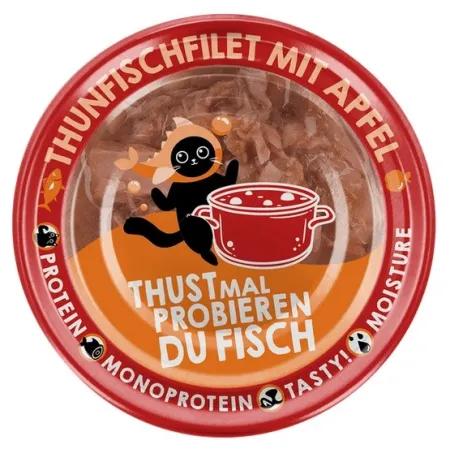 Lucky Lou Extrafood Tuńczyk i jabłko w bulionie puszka 70g-2039808