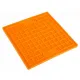 LickiMat Playdate Kwadrat miękki pomarańczowy-2033235
