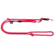 CHABA Smycz linka regulowana - 10mm x 138/260cm czerwona-2036311