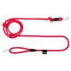 CHABA Smycz linka regulowana - 14mm x 138/260cm czerwona