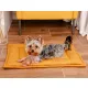 MIMIKO Pets Mata Velvet 70x50cm musztarda-2037398