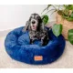 MIMIKO Pets Legowisko Shaggy okrągłe XL 75cm chabrowe-2037558