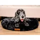 MIMIKO Pets Legowisko Shaggy okrągłe XL 75cm czarne-2037560