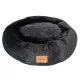 MIMIKO Pets Legowisko Shaggy okrągłe L 60cm czarne