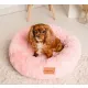 MIMIKO Pets Legowisko Shaggy okrągłe L 60cm różowe-2037584