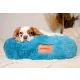 MIMIKO Pets Legowisko Shaggy okrągłe L 60cm turkusowe-2037588