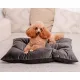 MIMIKO Pets Legowisko Poducha Velvet 70x50cm grafit-2037594