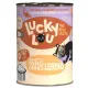 Lucky Lou Lifestage Adult Drób i łosoś puszka 400g
