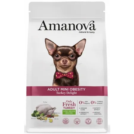 Amanova Dog Adult Mini Obesity Turkey Delight - indyk 7kg