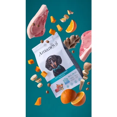 Amanova Dog Adult Mini Exigent Iberian Pork - wieprzowina 800g-2040095