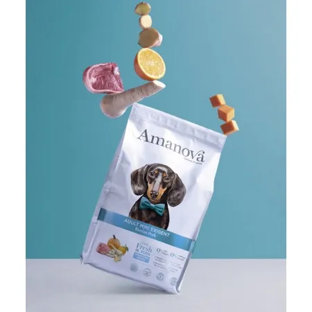 Amanova Dog Adult Mini Exigent Iberian Pork - wieprzowina 800g-2040096