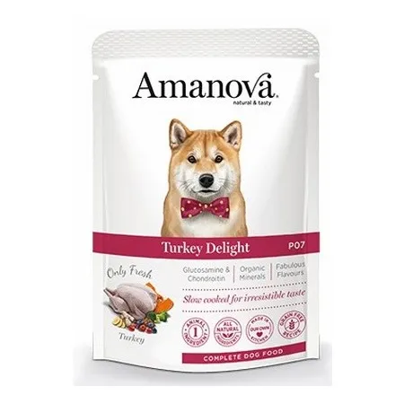 Amanova Dog Adult Turkey Delight - indyk saszetka 300g [P07]