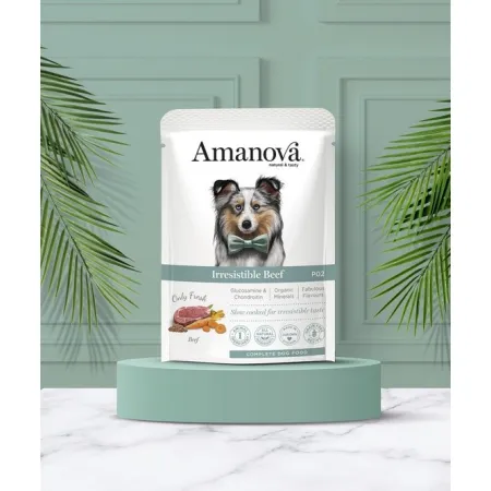 Amanova Dog Adult Irresistible Beef - wołowina saszetka 300g [P02]-2040179