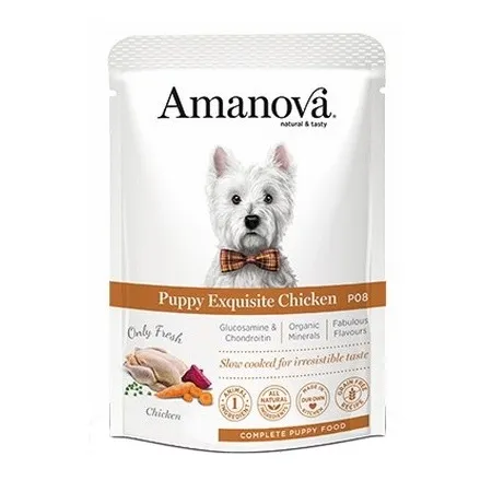 Amanova Dog Puppy Exquisite Chicken - kurczak saszetka 100g [P08]