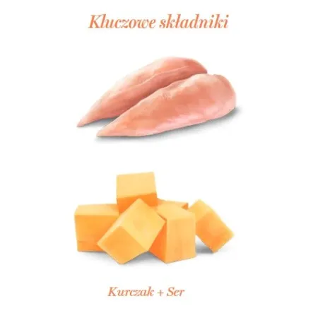 Amanova Cat Chicken & Cheese - kurczak i ser w bulionie puszka 70g [02]-2040205