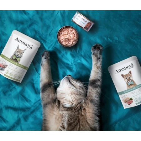 Amanova Cat Chicken & Tuna - kurczak i tuńczyk w bulionie puszka 70g [05]-2040211