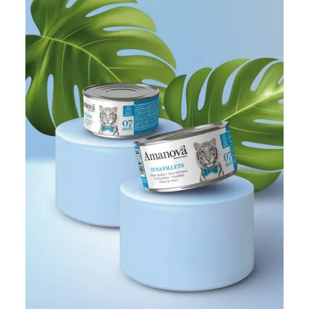 Amanova Cat Tuna Fillets - tuńczyk w bulionie puszka 70g [07]-2040216