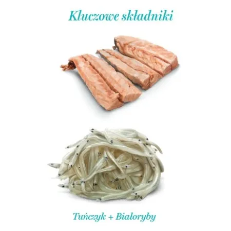Amanova Cat Tuna & Whitebaits - tuńczyk i białoryby w bulionie puszka 70g [09]-2040222
