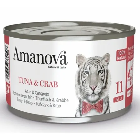 Amanova Cat Tuna & Crab - tuńczyk i krab w galaretce puszka 70g [11]