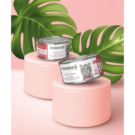 Amanova Cat Tuna & Crab - tuńczyk i krab w galaretce puszka 70g [11]-2040246